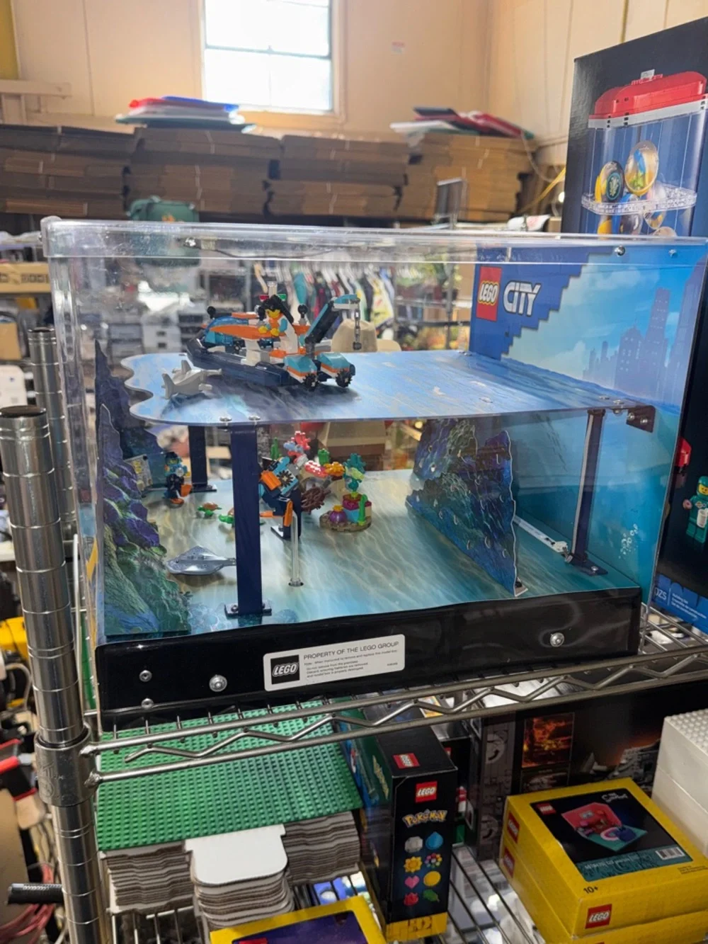 LEGO City 60377 Explorer Diving Boat Set Store Display Retail Authentic Works! - Picture 4 of 5